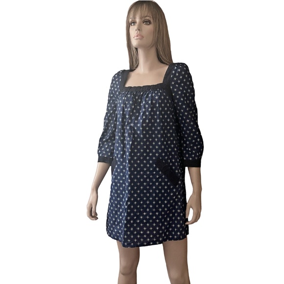 Madewell Daryl K Bonnie Tunic Dress Pockets All Over Print Generous sizing NWOT - Picture 5 of 16